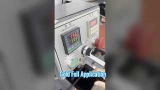 gold foil heat press video