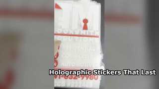 Holo Die Cut Decals Stickers, Eye-Catching Shine That Lasts
